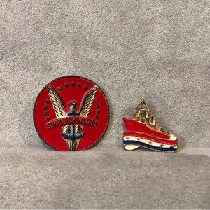 WW2 Ships for Victory Pin Set